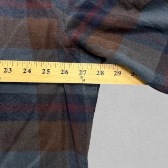 Carbon 2 Cobalt Men's Flannel Shirt Size 2XL Plaid Button Up Outdoor Cabincore - Picture 7 of 9